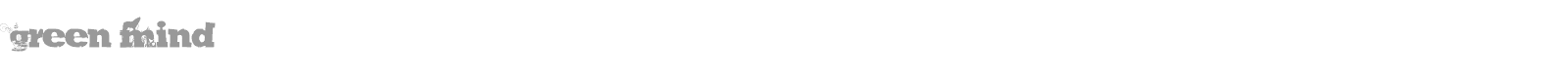 Green Mind font preview